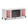Brollevi TV Stand w/ Fireplace