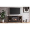 Camiburg Large TV Stand w/ Infrared Fireplace