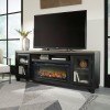 Foyland Extra Large TV Stand w/ Fireplace