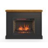 Washington Electric Fireplace Mantel (Seal Skin)