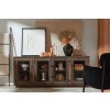 Paige 74 Inch Console w/ 4 Doors (Brindle)