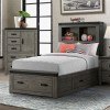Wade Youth Bookcase Storage Bed