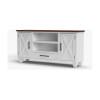 Liberty Jasmine White and Bourbon 64-inch TV Console