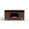 Liberty Whiskey 64-inch Corner Fireplace Console
