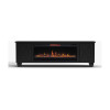 Liberty Seal Skin Black 78-inch Fireplace Console