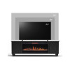 Liberty Seal Skin Black 78-inch Fireplace Console