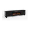 Liberty Seal Skin Black 95-inch Fireplace Console
