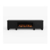 Liberty Seal Skin Black 95-inch Fireplace Console