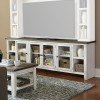 Eastport 97 Inch Console w/ 4 Doors (Drifted White)