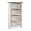 Eastport 60 Inch Bookcase (Drifted White)