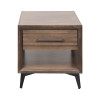 Malibu Bourbon Brown and Espresso End Table