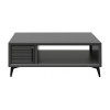 Malibu Seal Skin Black Occasional Table Set