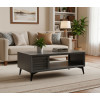 Malibu Seal Skin Black Occasional Table Set