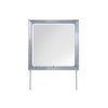 Ylime Mirror w/ LED (Smooth Silver)