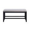 Yves Counter Height Bench (Grey)