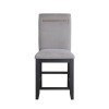 Yves Counter Height Chair (Grey) (Set of 2)