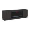 Axiom Black Oak 84-inch Fireplace