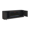 Axiom Black Oak 84-inch Fireplace