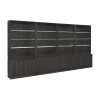 Axiom Black Oak Bookcase Cabinet