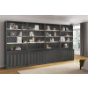Axiom Black Oak Bookcase Cabinet