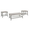 Harrison 3-Piece Occasional Table Set (Pebble Gray)
