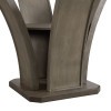 Dapper Round Dining Room Set (Grey)