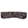 Eclipse Modular Power Reclining Sectional (Florence Brown)