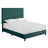 Bridger Green Velvet Upholstered Bed