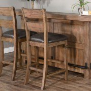 Doe Valley 30 Inch Ladderback Cushion Barstool (Set of 2)