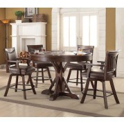 Gettysburg Round Pub Game Table Set