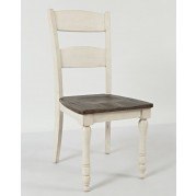 Madison County Ladderback Side Chair (Vintage White) (Set of 2)