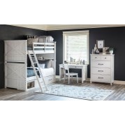Flatiron Youth Bunk Bedroom Set (Aged White)