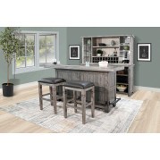 Alpine Grey Home Bar Set