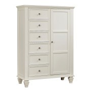 Sandy Beach Door Chest (White)