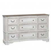 Magnolia Manor 9 Drawer Dresser
