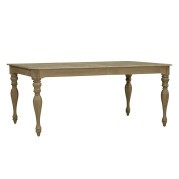 Magnolia Manor Rectangular Leg Dining Table (Weathered Bisque)