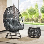 Hikre Patio Lounge Chair w/ Side Table