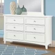 Bonanza Double Dresser (White)
