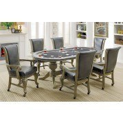 Melina Gray Game Table Set