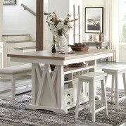 Americana Modern Island Counter Height Table