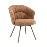 Lidi Rust Orange Side Chair (Set of 2)