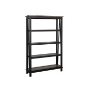 Loft Brown 4-Shelve Bookcase