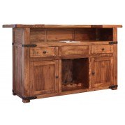 Parota Wooden Top Home Bar