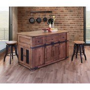 Parota Kitchen Island Set