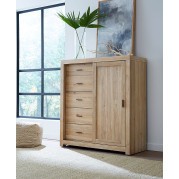 Modern Loft Sliding Door Chest (Modern Khaki)