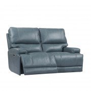 Whitman Power Cordless Loveseat (Verona Azure)