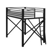 Talia Full Black Loft Bunk Bed