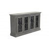 Mirimyn Antique Chipped Gray Accent Cabinet