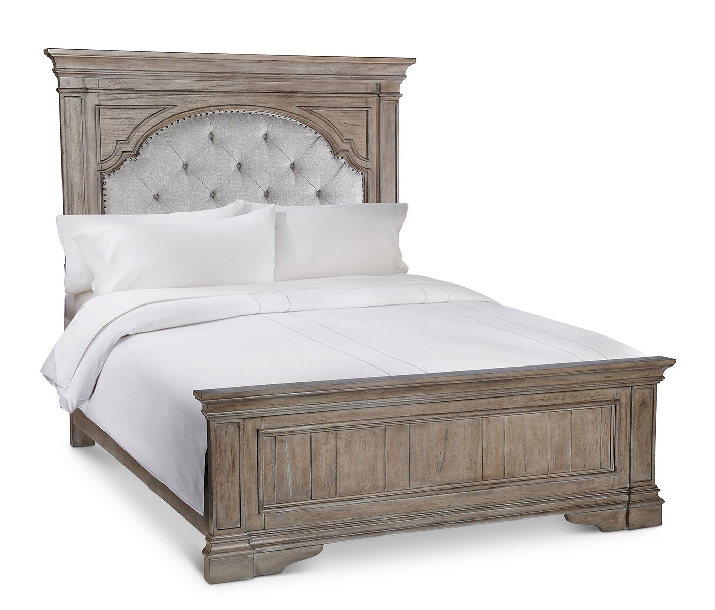 Highland Park Panel Bed Waxed Driftwood Steve Silver Furniture Furniture Cart