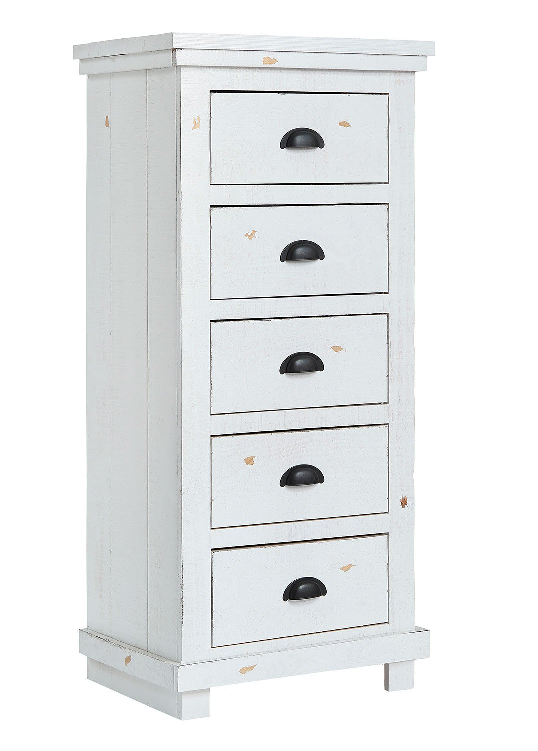 Willow Lingerie Chest (Distressed White) Progressive Furniture, 3